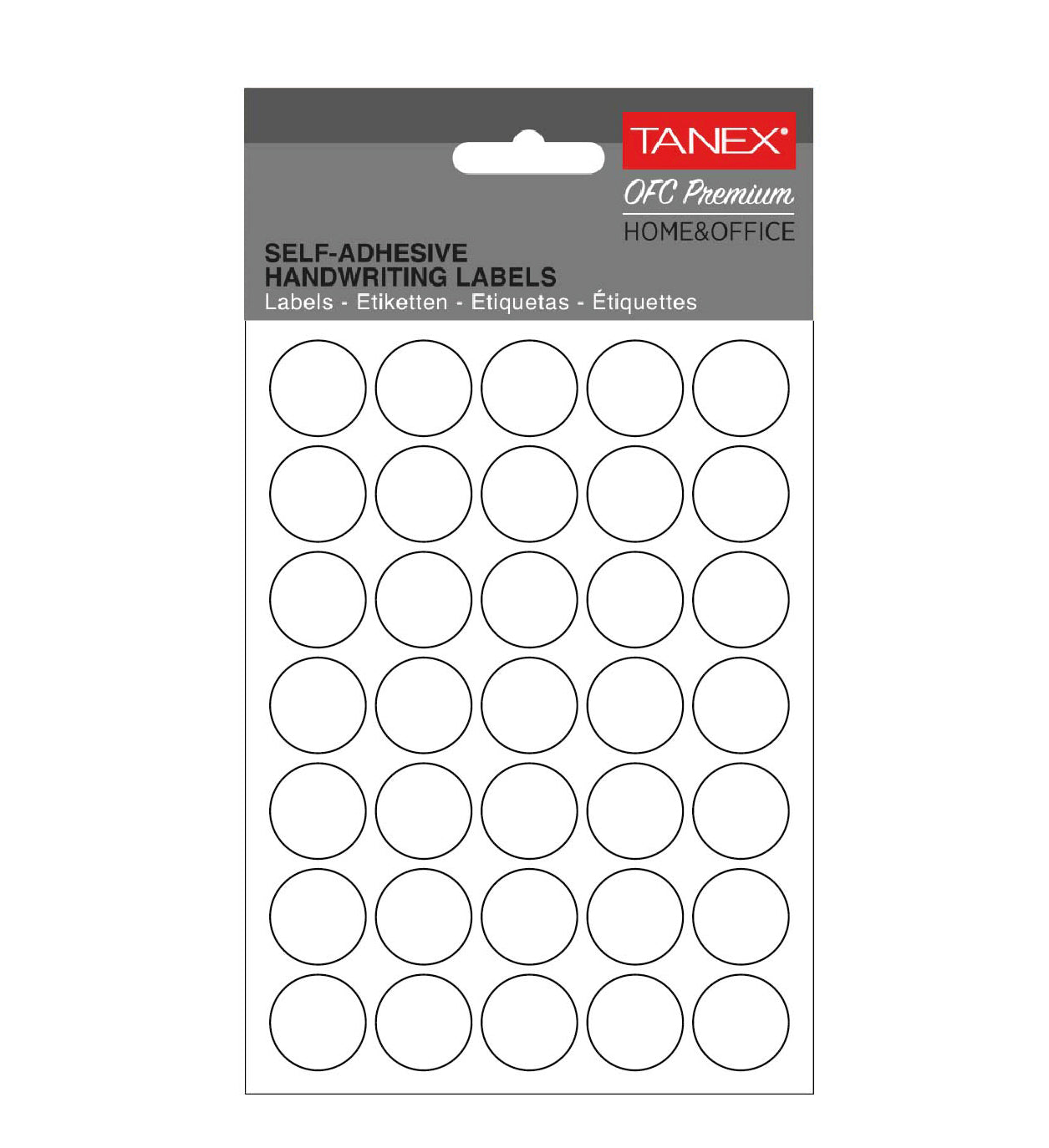 ETICHETE ROTUNDE 19MM ALBE 350/TIPLA TANEX ETICHETE ROTUNDE 19MM ALBE 350/TIPLA TANEX